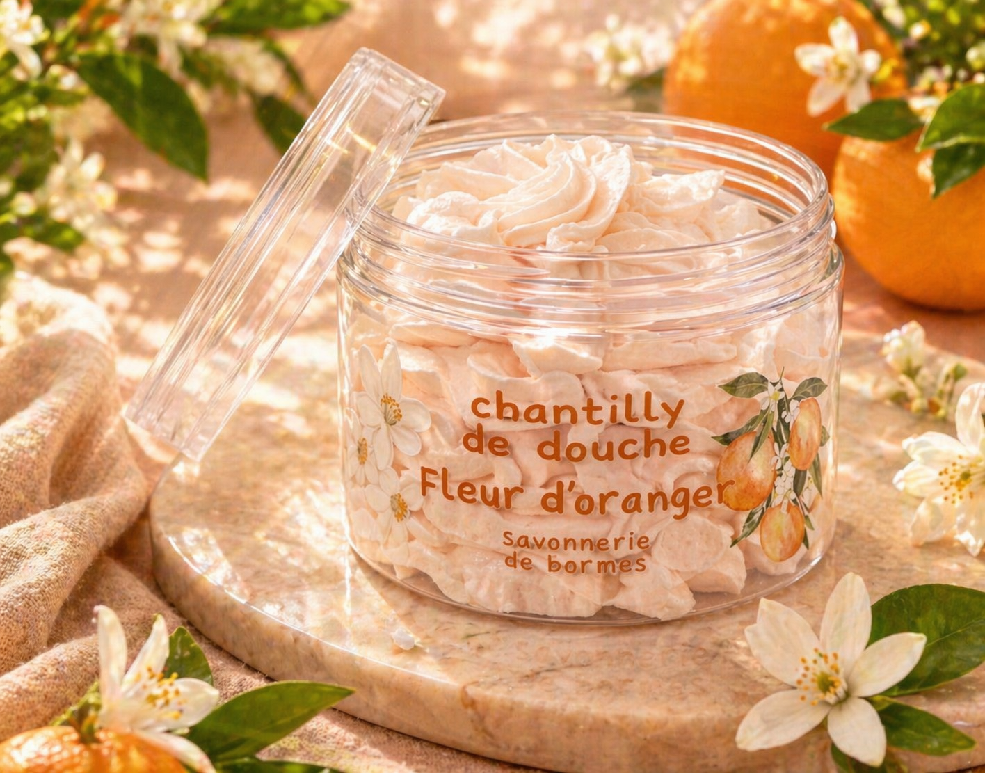 Chantilly de douche Fleur d’oranger