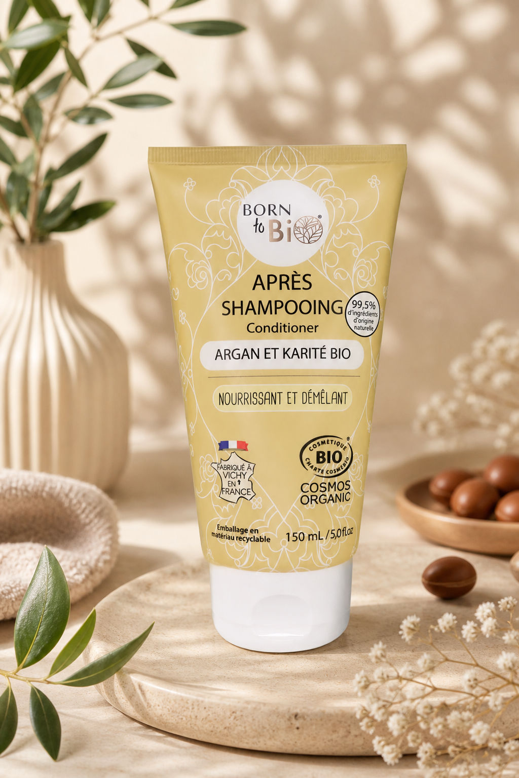 Après shampooing Démêlant et Nourrissant Cosmos Organic - Born to Bio