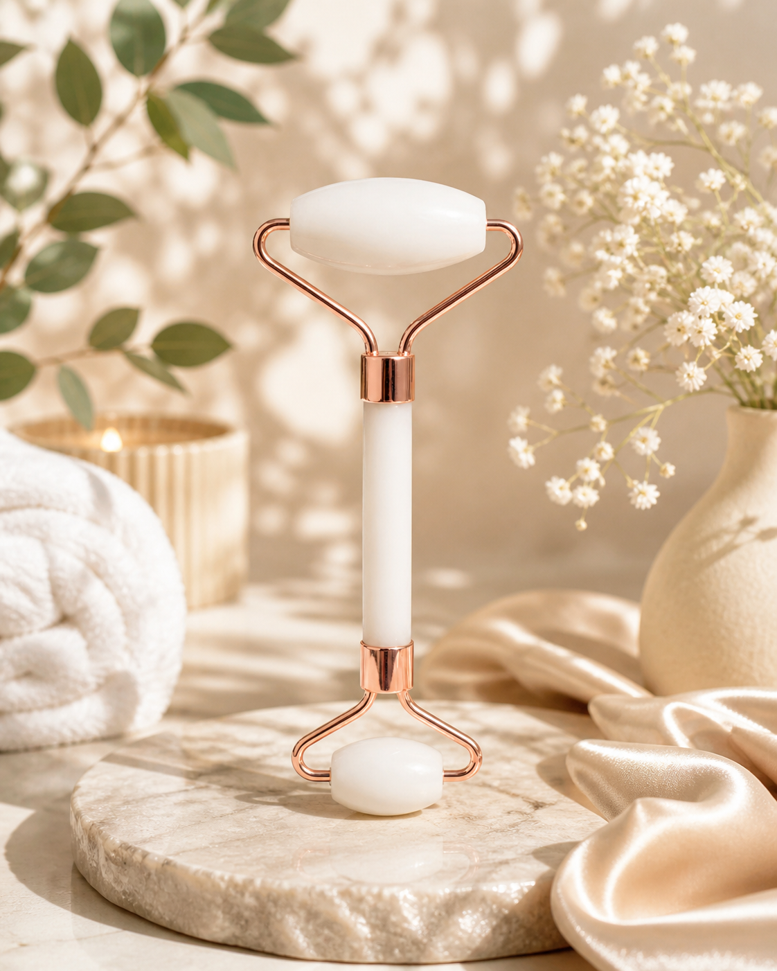 Roller Double Visage – Massage & Éclat