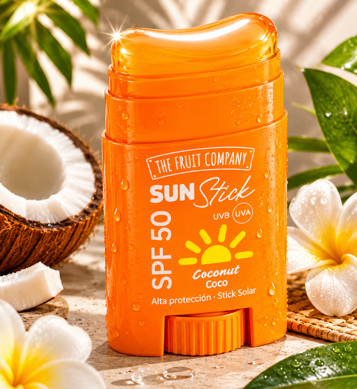 Stick Solaire SPF 50 Haute Protection Coco Water Résistant - The Fruit Company