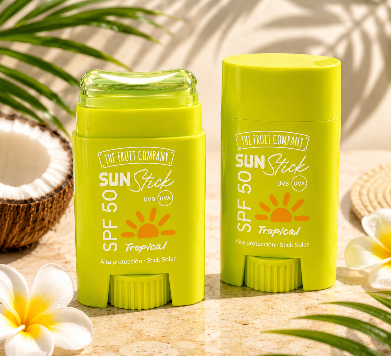 Stick Solaire SPF 50 Haute Protection Tropical Water Résistant - The Fruit Company
