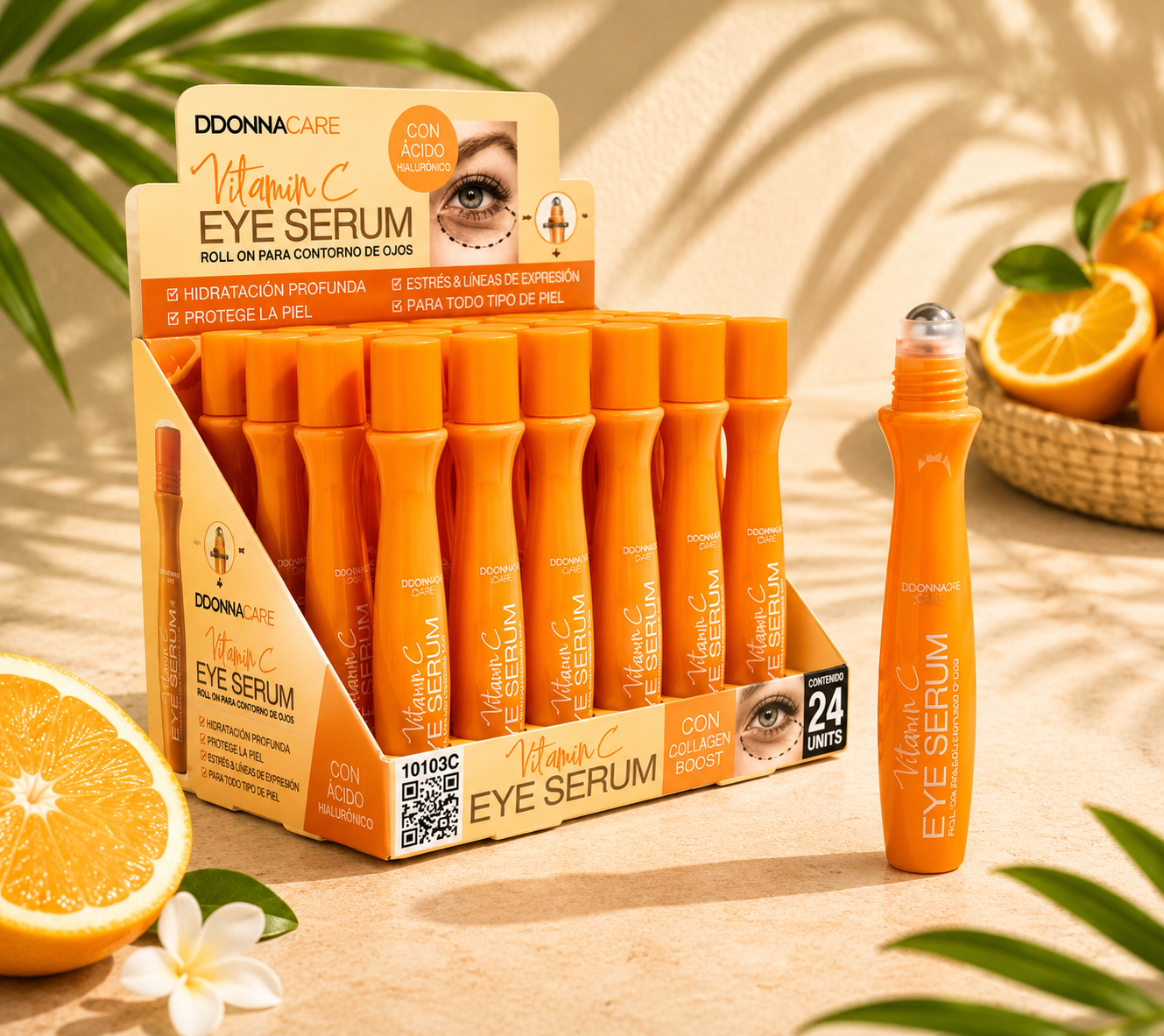 Serum Roll On pour les Yeux Vitamine - D'Donna