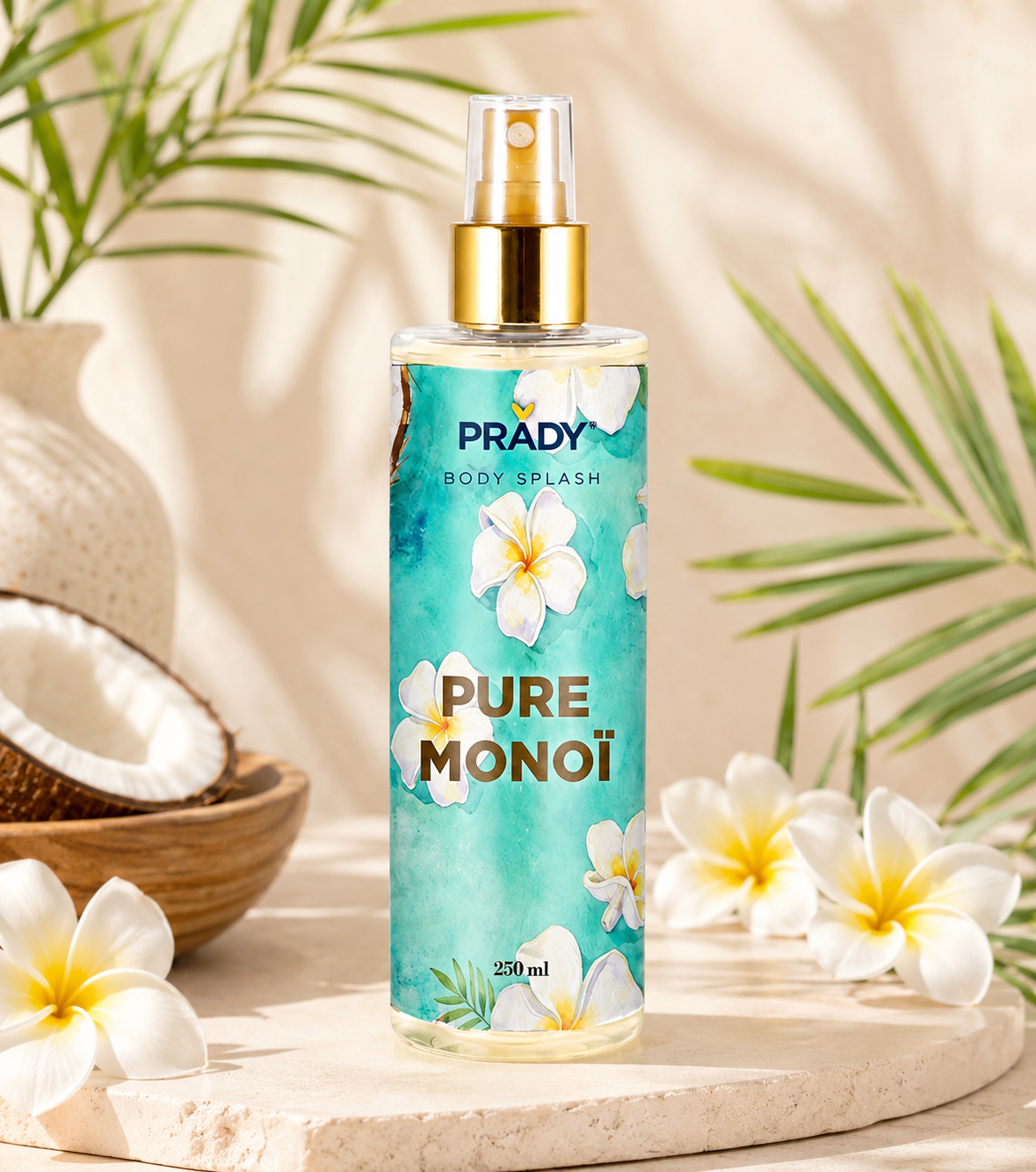 Brumes Corporelle - Pure Monoi - 250ml - Prady