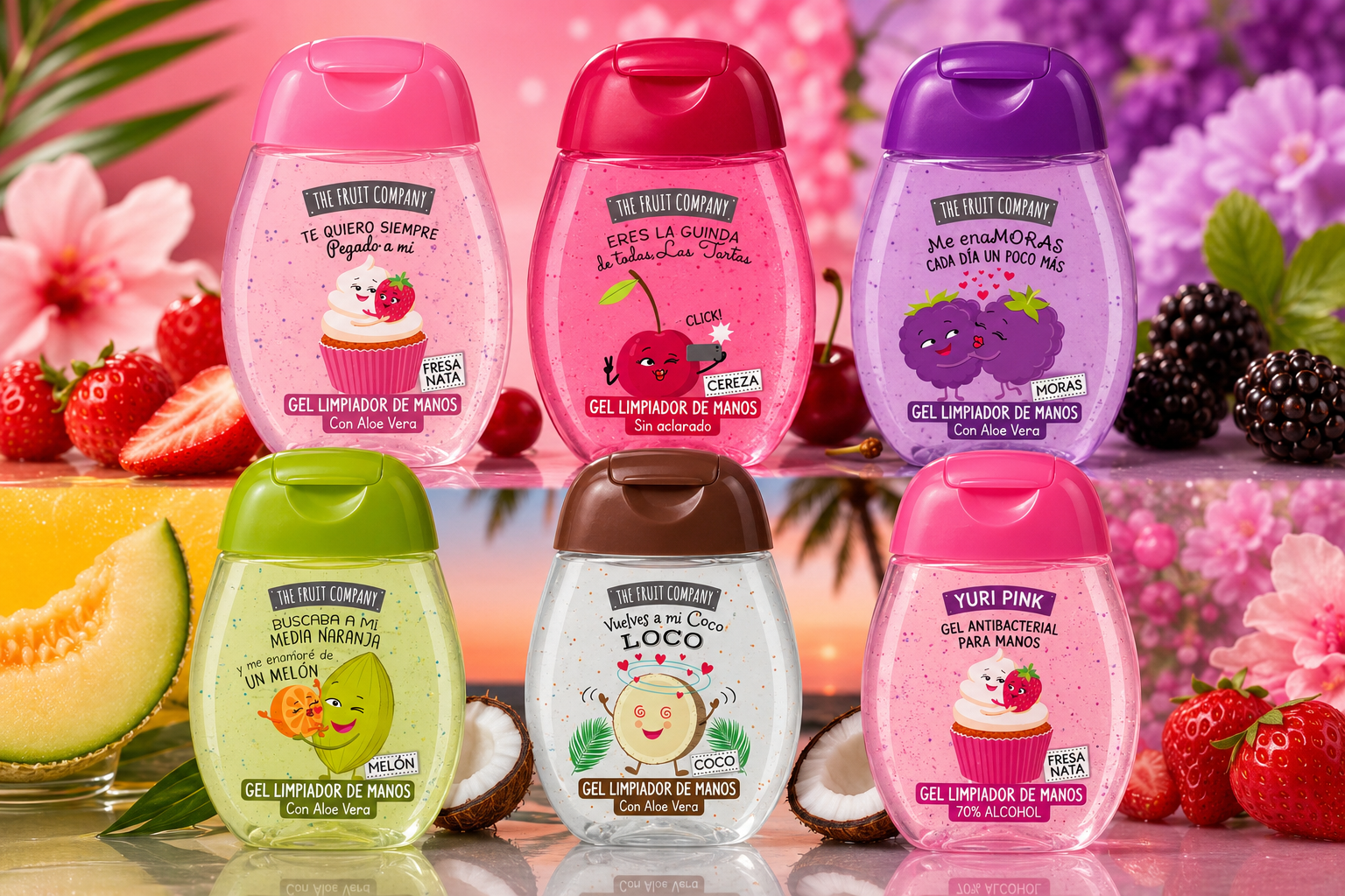 Gel Désinfectant mains - the Fruit Company