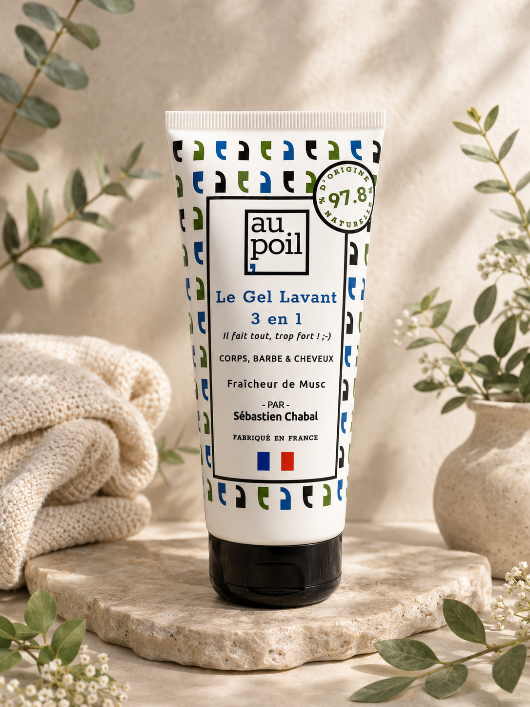 Le Gel Lavant 100ml - Corps Cheveux et Barbe