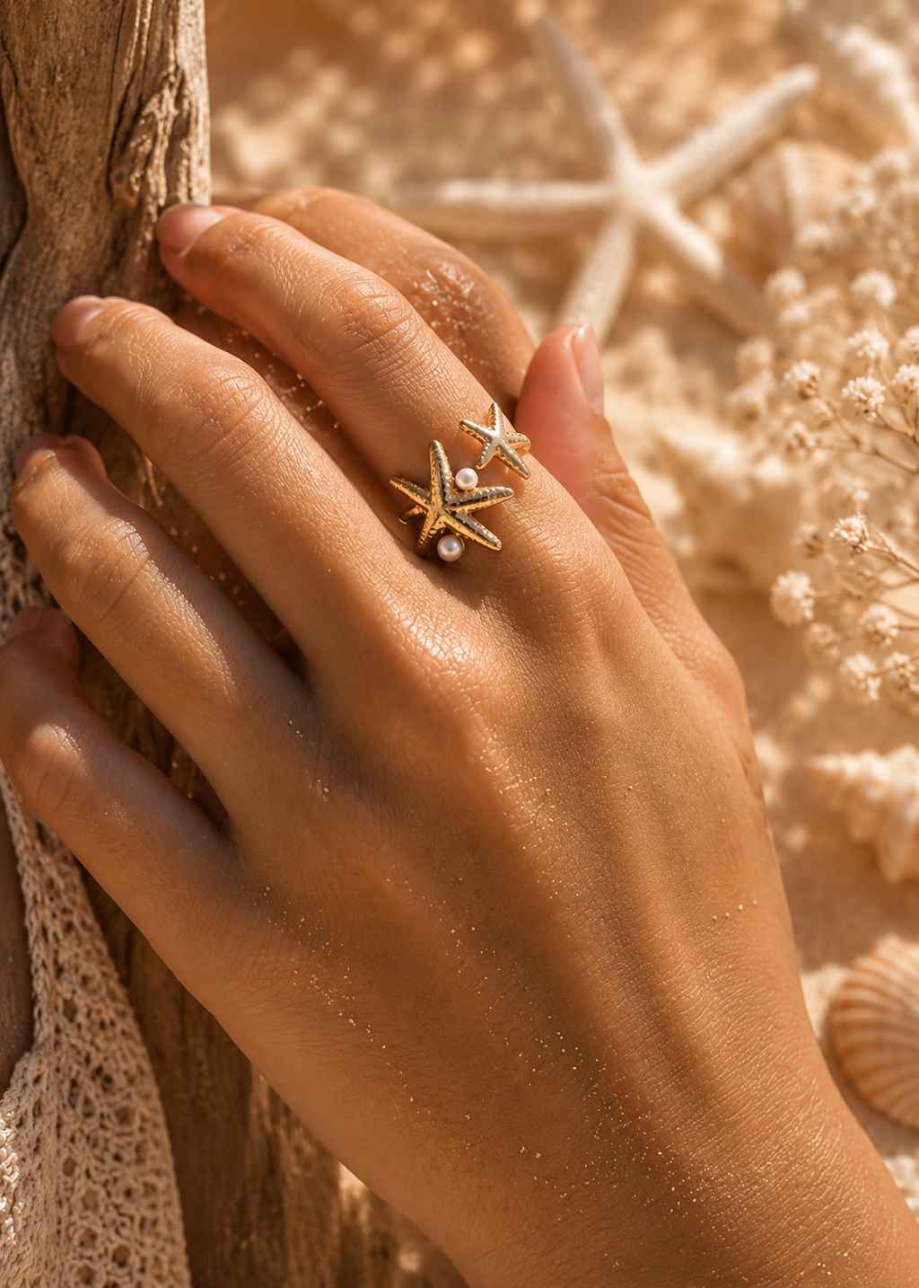 Bague Étoile des Perles