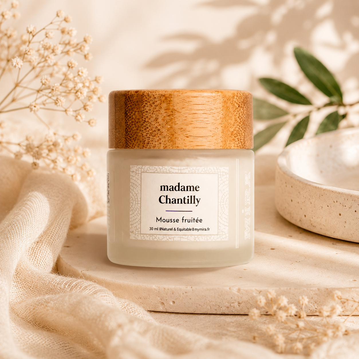 Madame chantilly - Mousse fruitée - cypres - notre chantilly cosmétique pour le corps et visage - 30ml