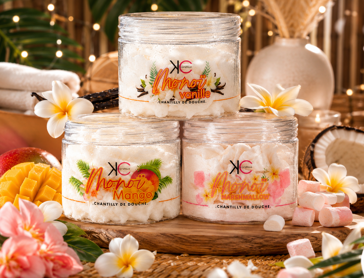 Chantilly de douche collection Monoï
