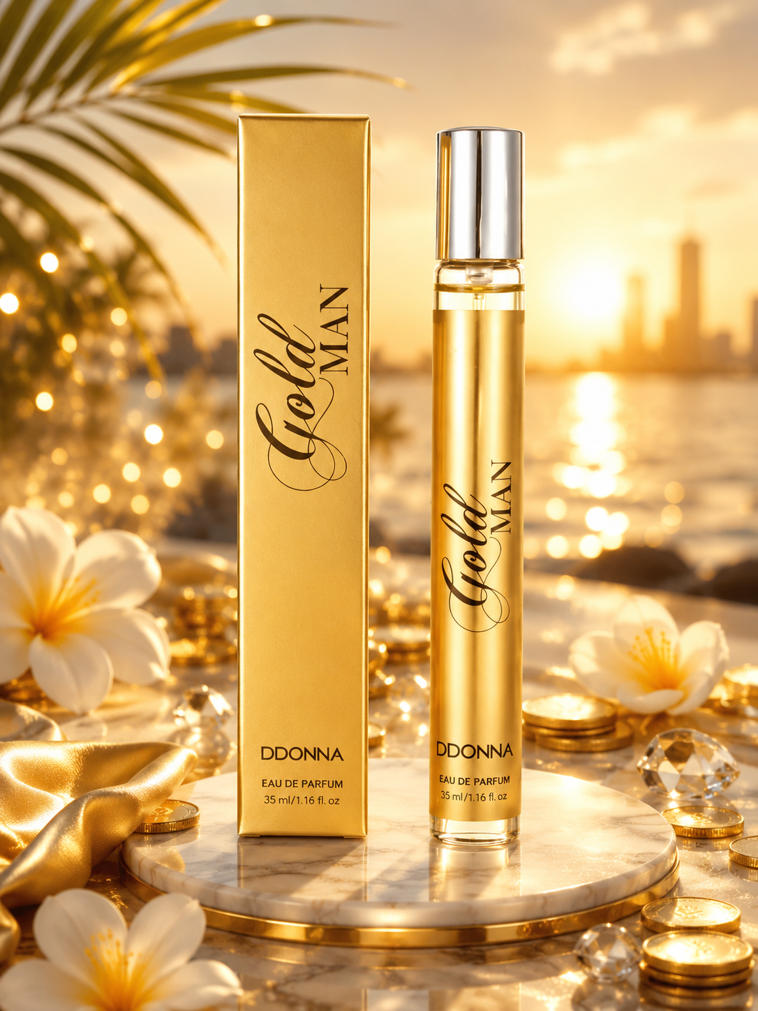 Eau de toilette golden man 33ml