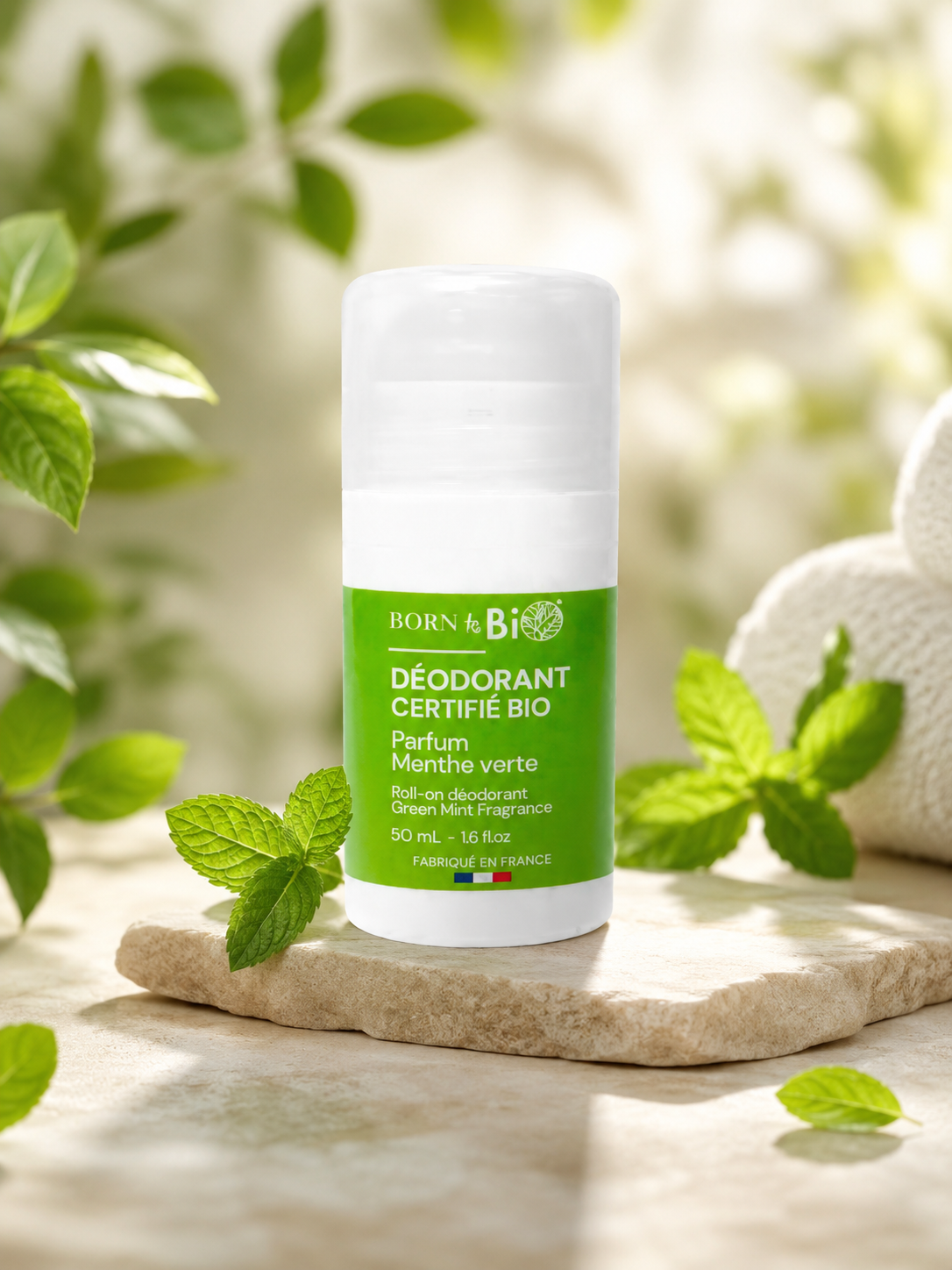 Déodorants Certifiés Bio Menthe - 50 mL